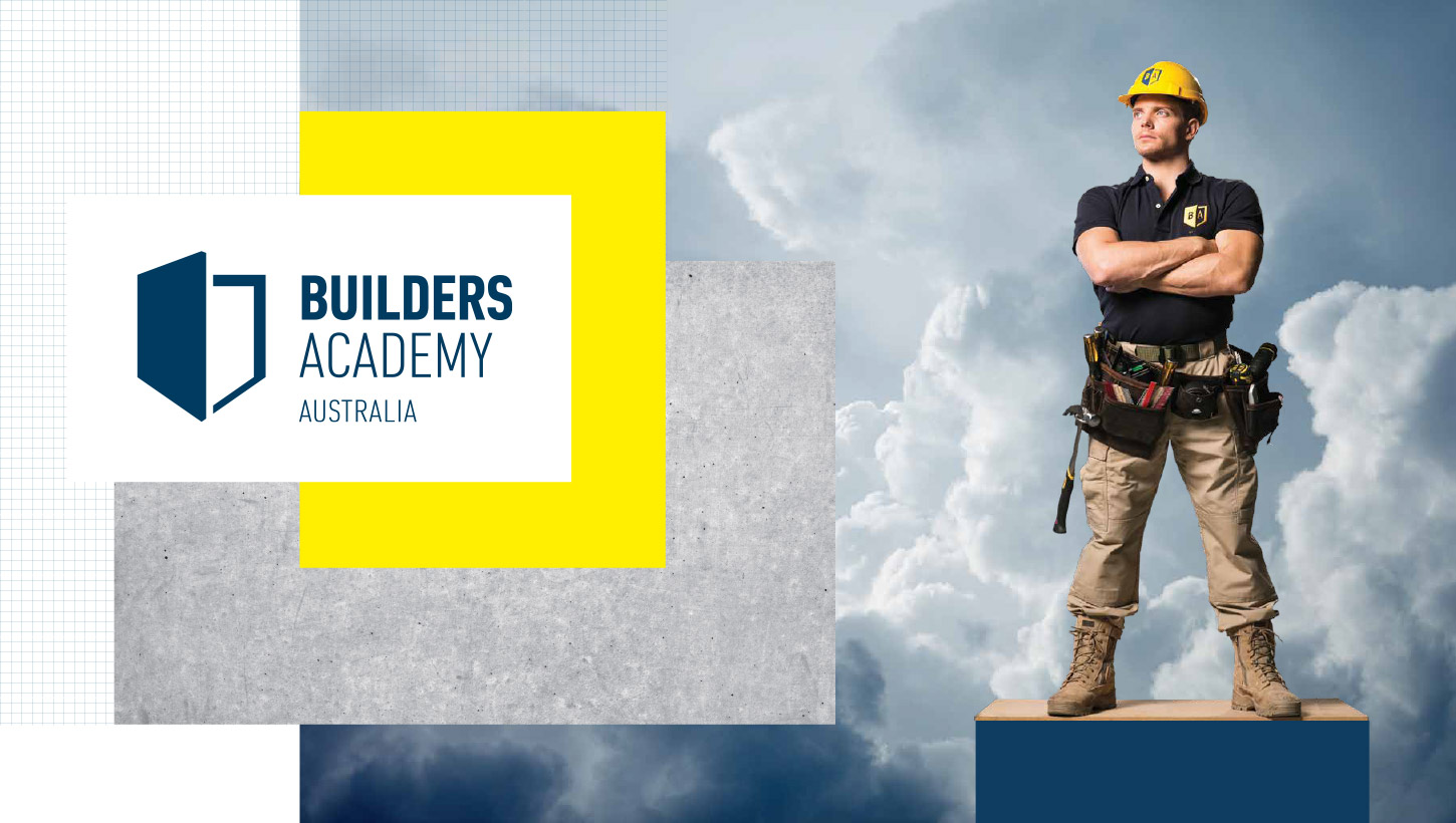 Builders Academy man and logo