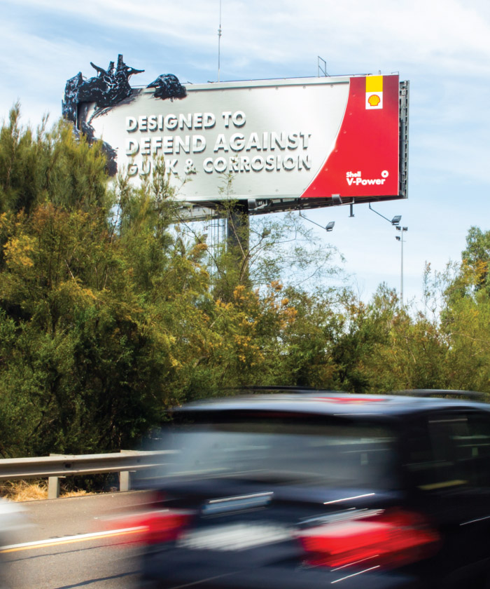 Shell Australia billboard highway